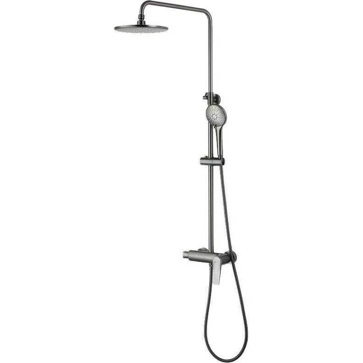 Душевая стойка Lemark Bronx LM3760GM графит