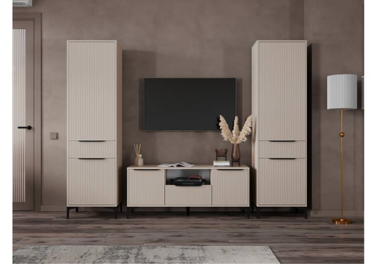 Стенка в гостиную Woodville Иадама 620701 кашемир комплектация 8