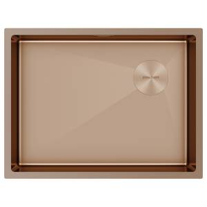 Мойка кухонная Paulmark Next-Skew 58 Uni PM885844-BC брашированная медь