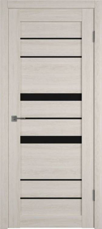 Межкомнатная дверь Владимирская Фабрика Дверей Atum Pro 30 Scansom Oak стекло Black Gloss 900x2000