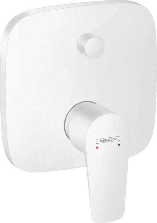 Смеситель для ванны с душем Hansgrohe Talis E 71474700 матовый белый