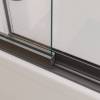 Шторка на ванну Cezares Slider-Fix-Vf-11-90/150-C-Gm профиль оружейная сталь, стекло прозрачное, 90x150 фото 4