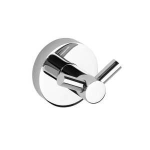 Крючок SAPHO X-ROUND двойной, 55x55x50 мм, хром