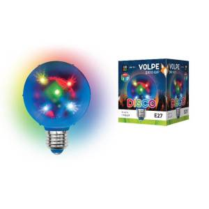 Светодиодный светильник-проектор Volpe Disko ULI-Q308 1,5W/RGB/E27