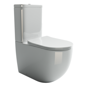 Унитаз-компакт Ceramica Nova Mia CN1801 безободковый, сиденье микролифт, белый