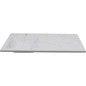 Раковина Uperwood Марсал 291120410 левая, 120 см, под белый мрамор