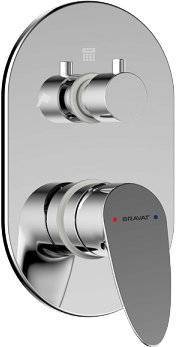 Смеситель для ванны с душем Bravat Drop P69190C-RUS
