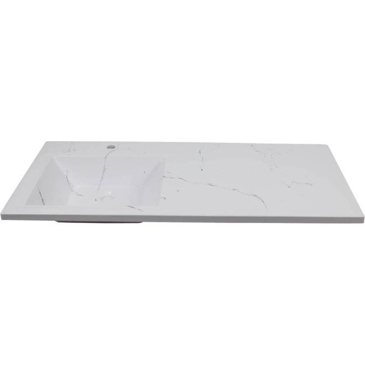 Раковина Uperwood Марсал 291120410 левая, 120 см, под белый мрамор