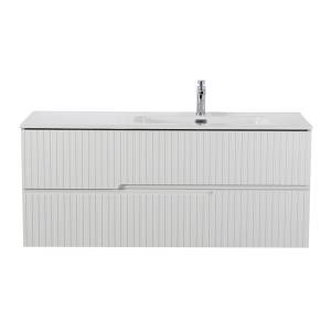 Тумба под раковину Cezares DUET-N-1200-2C-SO-BL-R Bianco Lucido, 120x45.7x50