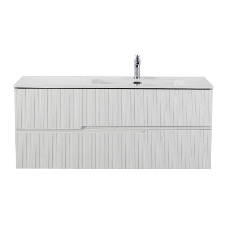 Тумба под раковину Cezares DUET-N-1200-2C-SO-BL-R Bianco Lucido, 120x45.7x50