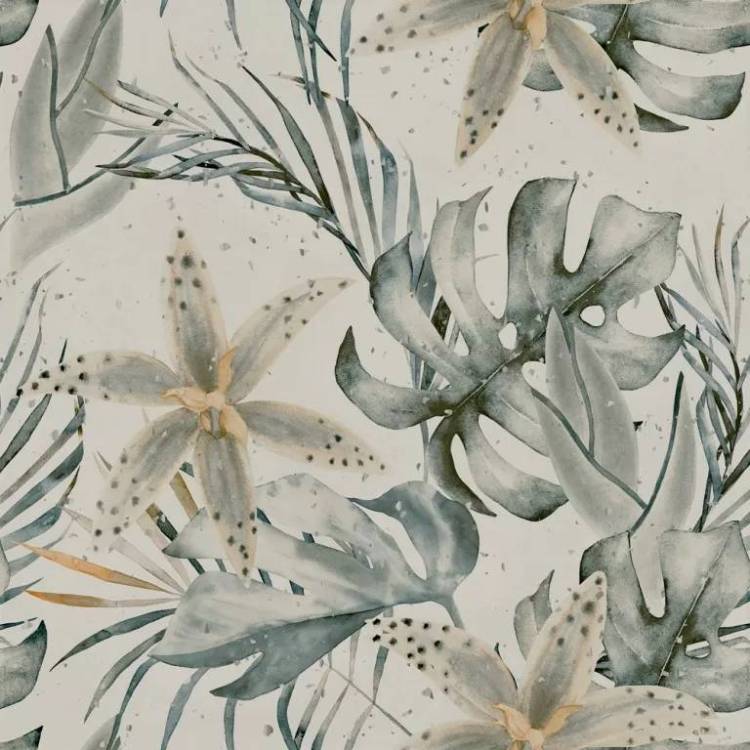 Керамогранит Porcelanite Dos Helsinki 1841 HLSBD Bianco Decor Garden 100x100