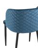 Набор из 4 стульев Stool Group Оскар MC11 KD HLR-63 X4 сине-зеленый фото 5