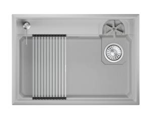 Мойка кухонная Granula Kitchen Space Rinzer 7308R арктик, 73x52