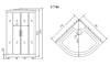 Душевая кабина Timo Lux T-7709 90x90x225 фото 5