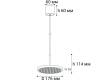 Подвесной светильник Italline IT08-8022 white 3000K фото 2