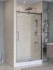Душевая дверь в нишу BelBagno MARINO-2-BF-1-130-C-GM профиль оружейная сталь, стекло прозрачное, 130x195 фото 4