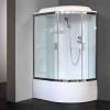 Душевая кабина Royal Bath RB8120BK1-T-CH-L с высоким поддоном, с сиденьем фото 2