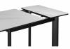 Стол Woodville Кина 588064 alpine white/черный 90(130)x65x76 фото 3