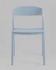 Набор из 4 стульев Stool Group Moris SL-7089 blue 70132 X4 голубой, пластик фото 5