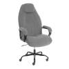 Кресло компьютерное Tetchair Boss metalBL (22) 25263 серый, 29, велюр