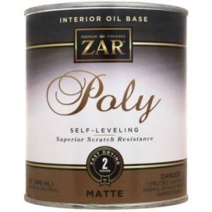 Полиуретановый лак ZAR Poly Interior Oil Base матовый 0.946 л