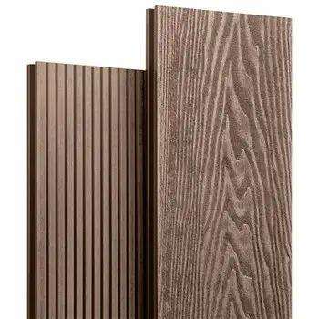 Террасная доска Harvex Julia 3D Шоколад 4000x146x22