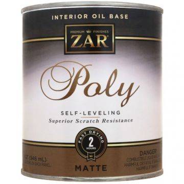 Полиуретановый лак ZAR Poly Interior Oil Base матовый 0.946 л