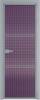 Межкомнатная дверь Profil Doors 3 AX цвет профиля Серебро, стекло безопасное 6 мм мору фиолетовое 800x2000