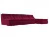 Угловой модульный диван Лига Диванов Холидей 112657 Бордовый 280/180/95