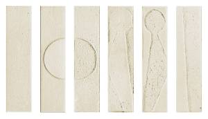 Керамогранит Settecento Koine 118620 Alphabet Gesso 4.5x18.6
