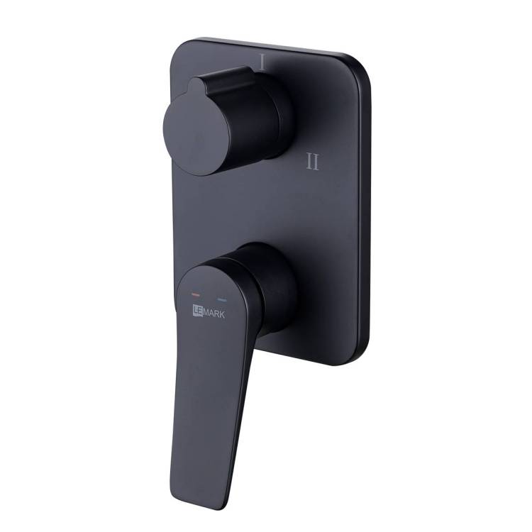Универсальный смеситель Lemark Bronx LM3728BL черный