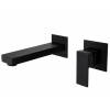 Смеситель для раковины Abber Daheim AF8212B встраиваемый, черный матовый