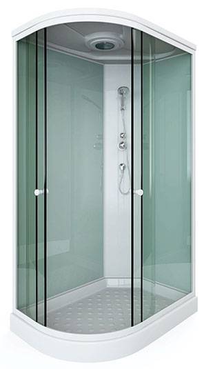 Душевая кабина Arcus Style S-08 R 80x120x215, стекла - матовые фактурные, правая