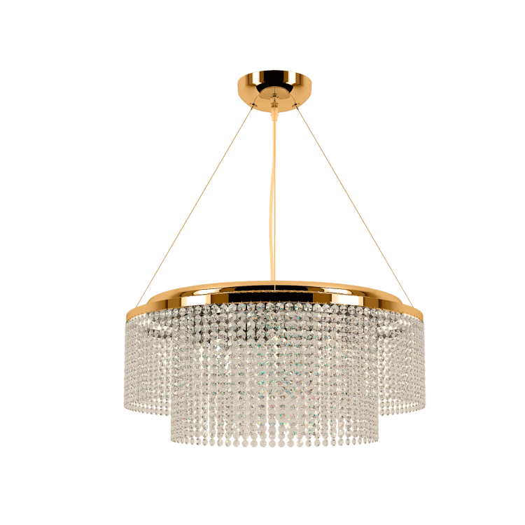 Люстра подвесная хрустальная Arti Lampadari Milano E 1.5.D50.501 G