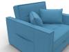 Кресло-кровать Лига Диванов Лига-104 (80) 134845 Голубой фото 4