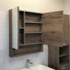 Зеркало-шкаф Comforty Никосия 70 дуб темный фото 2