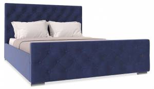 Кровать 1400х2000 НК-Мебель Интеро 72306766 Индиго 110x149.4x220.5