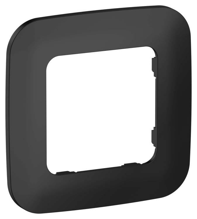 Рамка 1-постовая IEK Flite FI-M12-31-20-K02 черный