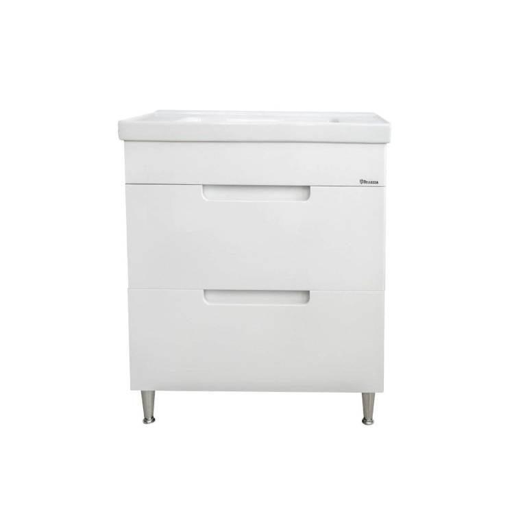 Тумба с раковиной Bellezza Грейс 70 2 ящ. Белый