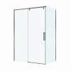 Душевой уголок BelBagno SOFT_CLOSE-1-AH-1-140/80-C-GM профиль оружейная сталь, стекло прозрачное, 140x80x200