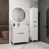 Шкаф-пенал Style Line Матис ЛС-00002447 напольный, белый матовый, 110x36 фото 5