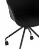 Кресло компьютерное Stool Group Libra SL-7040ZB bl-bl пластик черный, рогожка черный фото 6