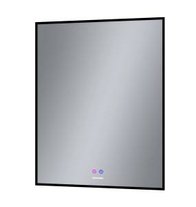 Зеркало Grossman Pragma-норма Black 1870802 700x800x45 мм, LED с сенсорным выключателем и подогревом