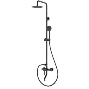 Душевая стойка Rush Santiago SUS1116-40Black черная матовая