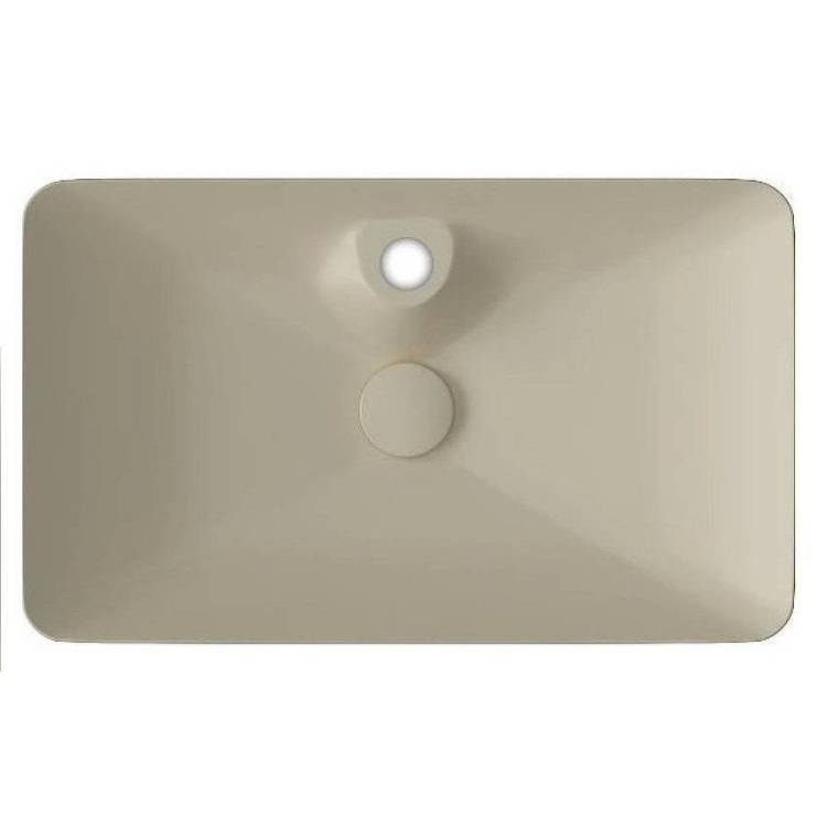 Раковина Isvea SistemaY Clear 10SY50065SV-2K 65 см, слоновая кость матовая