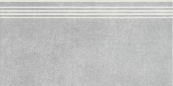 Ступень Kerama Marazzi Королевская дорога SG614820R/GR серый светлый 30х60