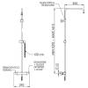 Душевая система Remer Elegance EQ32ASSDBO белый матовый, с термостатом фото 3