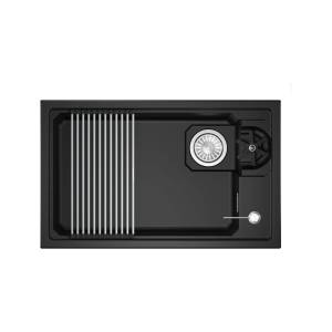 Кухонная мойка Granula Kitchen Space Rinzer 7309RU шварц, 73x45