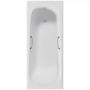 Чугунная ванна Delice Continental DLR230612R 150x70, с отверстиями под ручки, без ножек