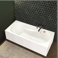 Акриловая ванна Riho Bathtubs B082005005 Lazy 180x80 правый - plug & play
